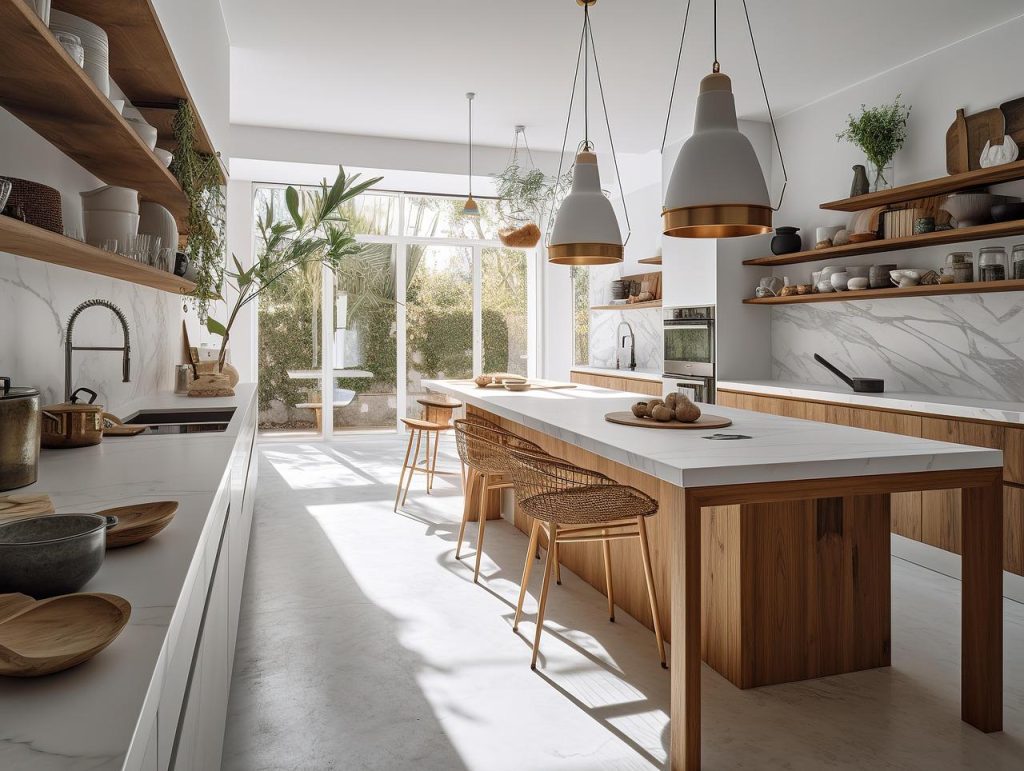 Elegante, modern ingerichte eetkamer met interieuradvies Zwolle - warme sfeer en funktionele indeling